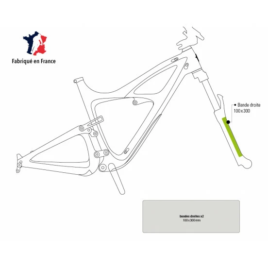 YTSTFORM CoatUp VBR 300 Fourche Mat