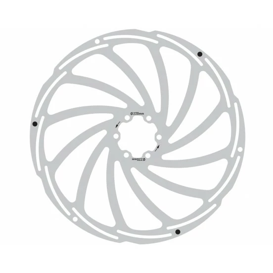 BRDIDR17220 Disque 220mm 6 Trous