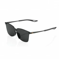 10SOBRLS1 LEGERE SQUARE - Polished Black - Smoke Lens