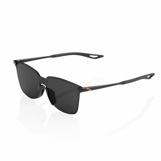 10SOB2LS7 LEGERE SQUARE - Polished Black - Smoke Lens