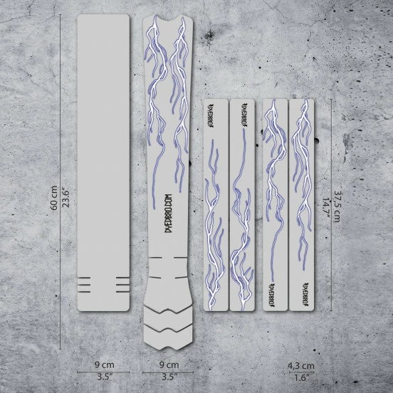 DYSTFEECL Sticker Ebike - Eclair (SUR COMMANDE)