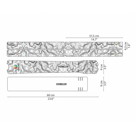 DYSTFENW Sticker - Enduro World Serie Black