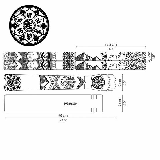 DYSTFMAN Sticker - Mandala (SUR COMMANDE)